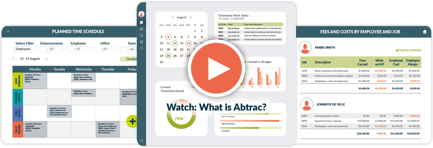 Watch what is Abtrac Project Management Software Video