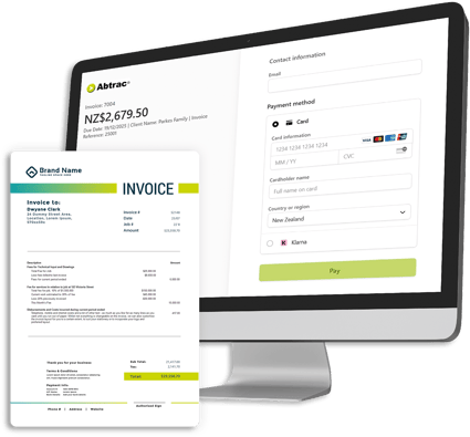 Abtrac Invoicing with Stripe