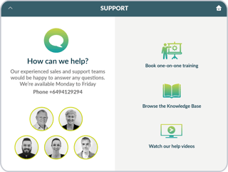 Project Management Features - Support