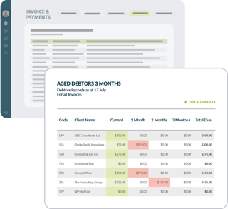 Detailed reporting