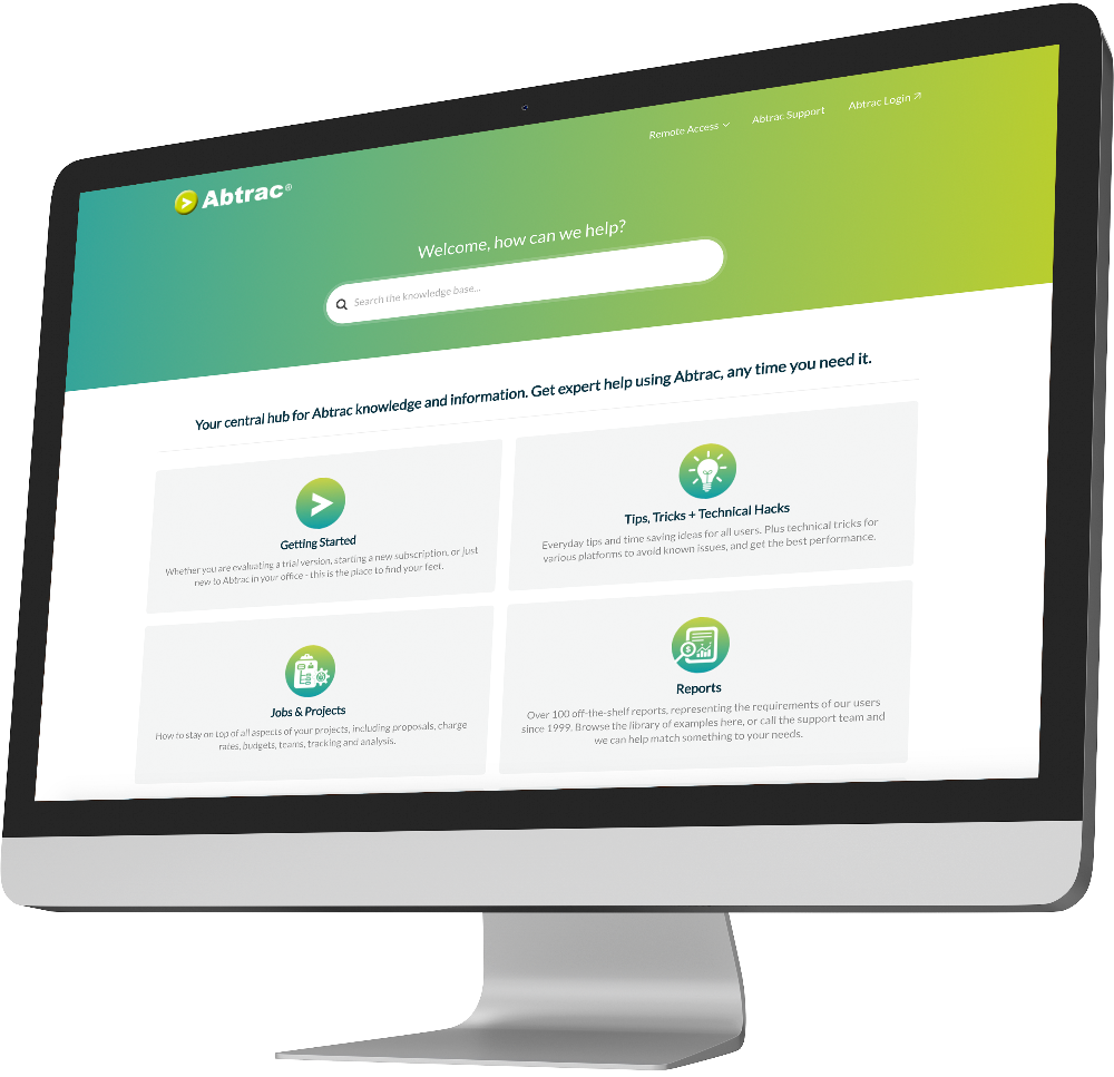 Abtrac Support