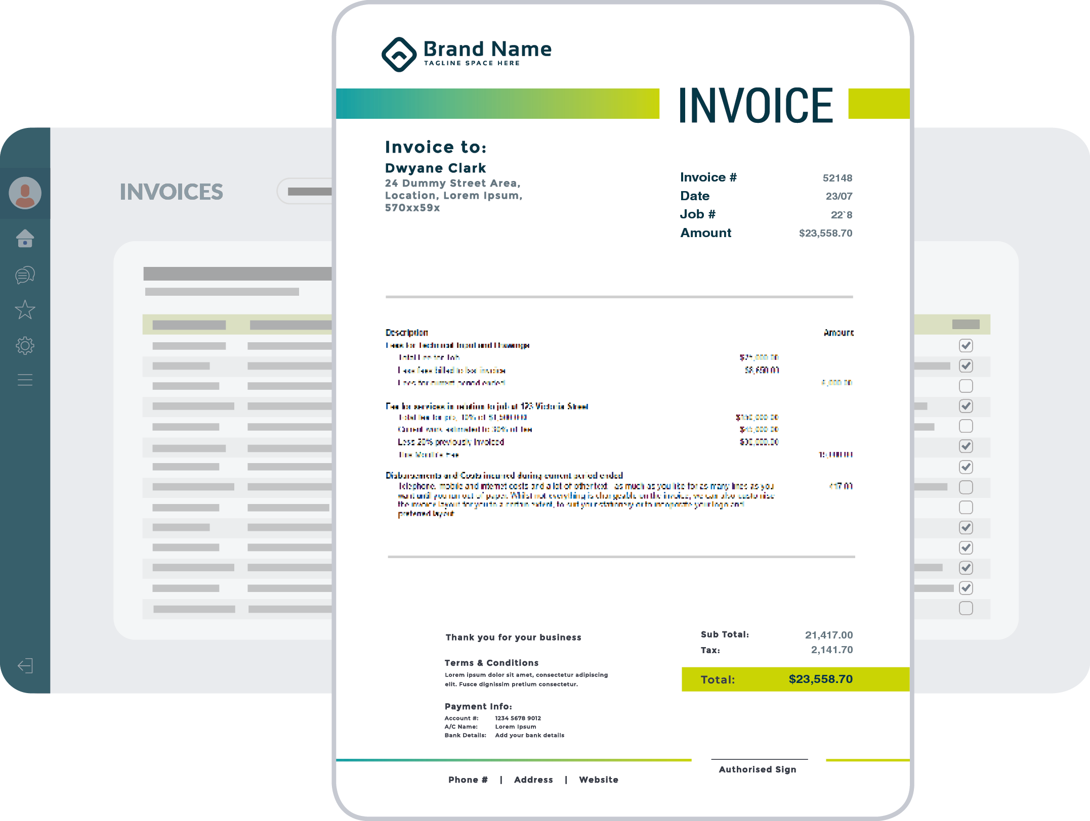 Project Management Features - Invoicing Software