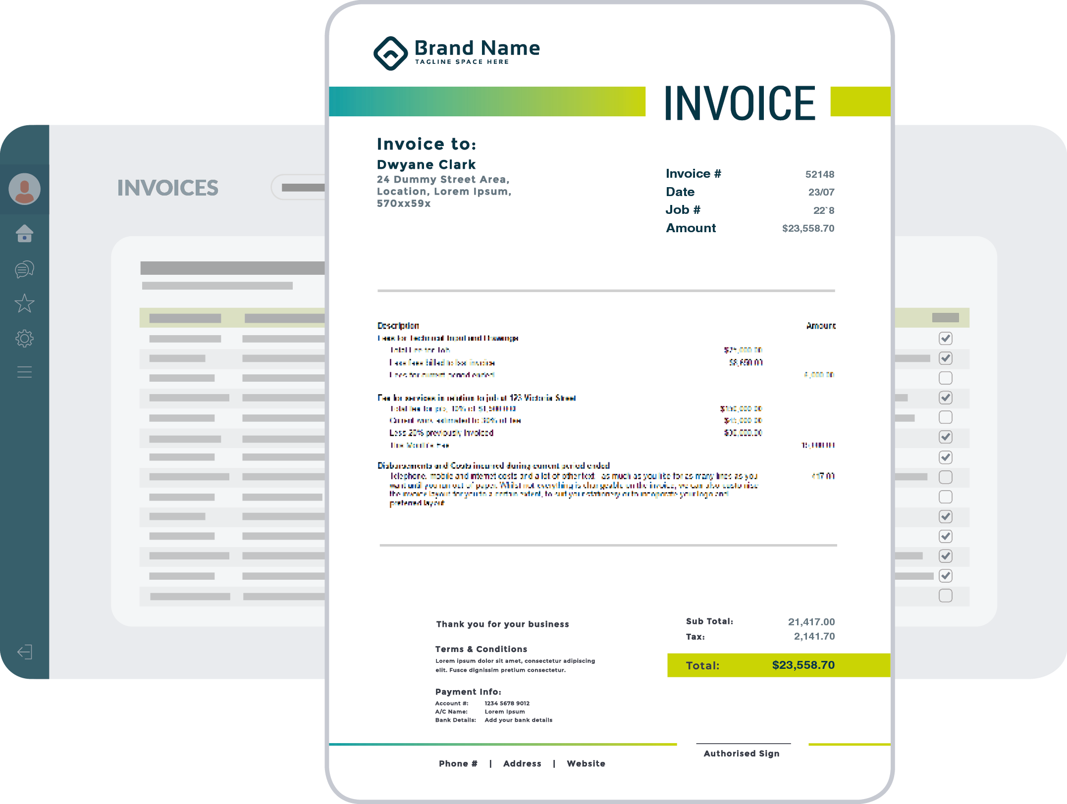 Project Management Features - Invoicing Software