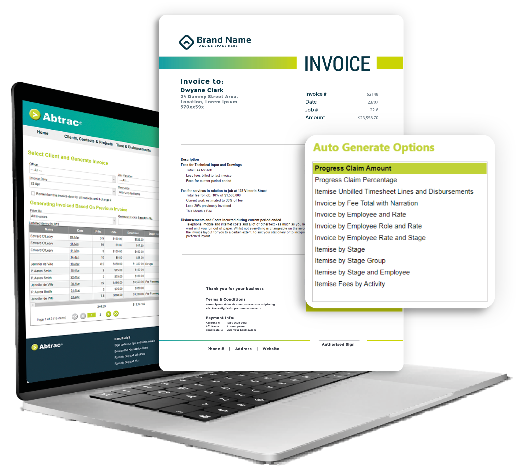 Project Management Features - Invoicing
