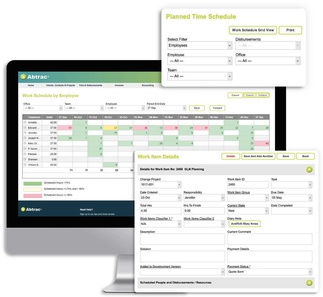 Project Management for land surveyors - Work Scheduling